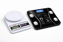 Kit de duas Balanças- Digital de Bioimpedância Bluetooth Profissional + Cozinha Fitness Dieta e Nutrição