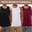Kit com 3 Regatas Masculinas