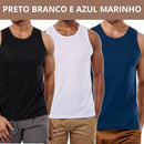 Kit com 3 Regatas Masculinas